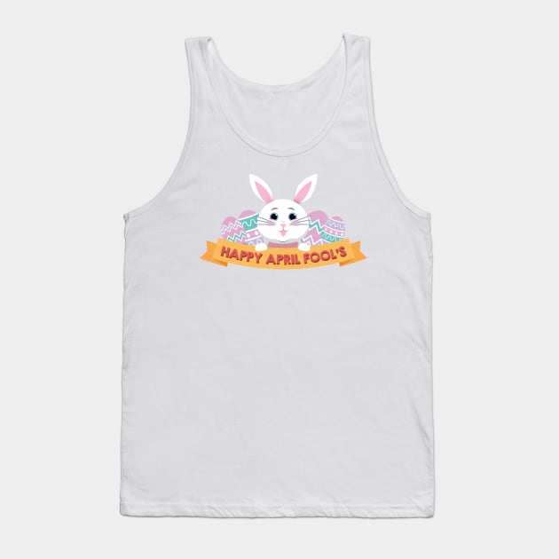 Happy Easter Fools Day April 1 2018 Tank Top by chrizy1688